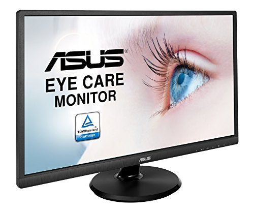 ASUS VA249HE - LED monitor - 23.8" - 1920 x 1080 Full HD (1080p) @ 60 Hz - VA - 250 cd/m - 3000:1 - 5 ms - HDMI, VGA - black