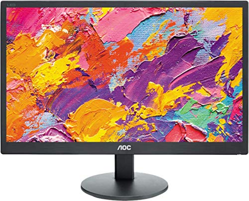 AOC E970SWN LED monitor - 18.5" - 1366 x 768 - 200 cd/m2 - 5 ms - VGA - black