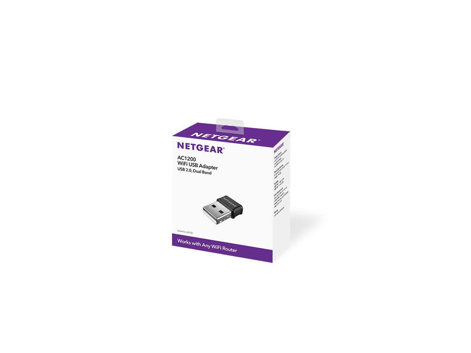 Best Value NETGEAR AC1200 Wifi USB Adapter - USB 2.0 Dual Band, Compatible with Windows and Mac (A6150-100PES)