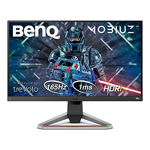 BenQ Mobiuz EX2710S - LED monitor - 27" - 1920 x 1080 Full HD (1080p) @ 165 Hz - IPS - 400 cd/m² - 1000:1 - HDR10 - 1 ms - 2xHDMI, DisplayPort - speakers - dark grey