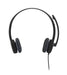 Best Value Logitech H151 Wired Headset, Stereo Headphones with Rotating Noise-Cancelling Microphone, 3.5 mm Audio Jack, In-Line Controls, PC/Mac/Laptop/Tablet/Smartphone - Black