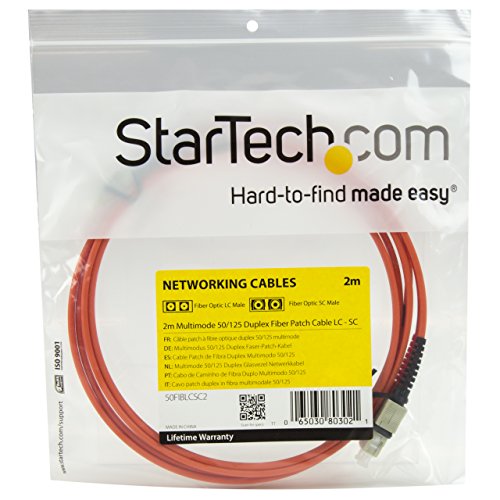 StarTech 10m Multimode 50 125 Duplex Cable