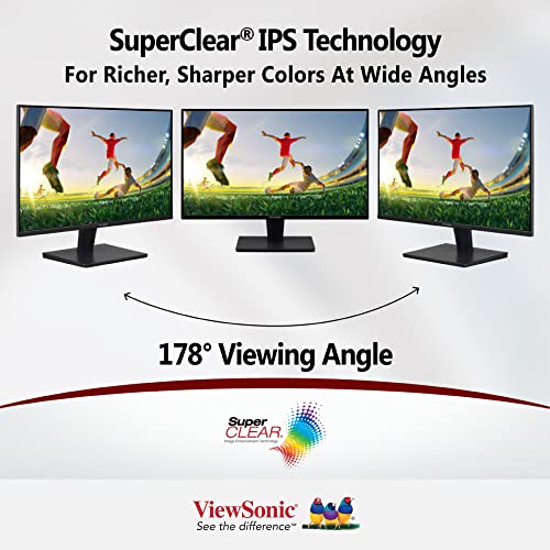 ViewSonic VA2715-H - LED monitor - 27" - 1920 x 1080 Full HD (1080p) @ 75 Hz - VA - 250 cd/m² - 4000:1 - 5 ms - HDMI, VGA