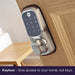 Yale Keyless Connected - Door lock - electronic, key-card - smart lock - touch keypad - RFID - satin nickel