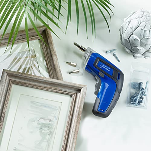 Rapesco Germ-Savvy Antibacterial Cordless Screwdriver 3.6V - Blue 1640