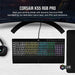 K55 RGB PRO 5Z USB QWERTY UK Keyboard