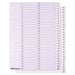 Best Value Polypropylene Dividers A4 1-54 Numeric White