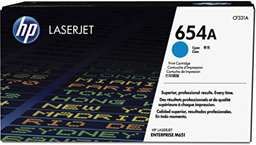 HP 654A Toner Cartridge CF331A Cyan