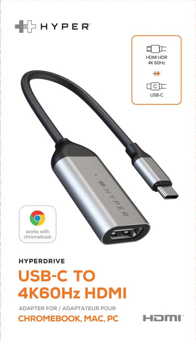 HyperDrive - Adapter - USB-C male to HDMI female - 4K60Hz support