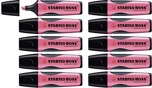 Best Value Highlighter - STABILO BOSS EXECUTIVE Pink Box of 10