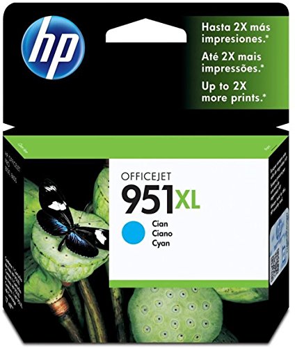 Best Value HP CN046AE 951XL High Yield Original Ink Cartridge, Cyan, Pack of 1