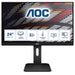 AOC 24P1 - LED monitor - 23.8" (23.8" viewable) - 1920 x 1080 Full HD (1080p) @ 60 Hz - IPS - 250 cd/m - 1000:1 - 5 ms - HDMI, DVI, DisplayPort, VGA - speakers