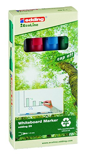 Best Value edding 29 Ecoline Whiteboard Marker Set (Pack of 4)