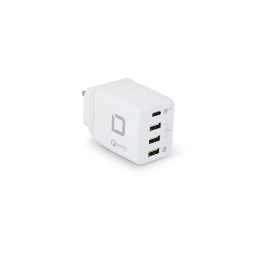 DICOTA Universal Travel Notebook Charger USB-C - Power adapter - 45 Watt - white