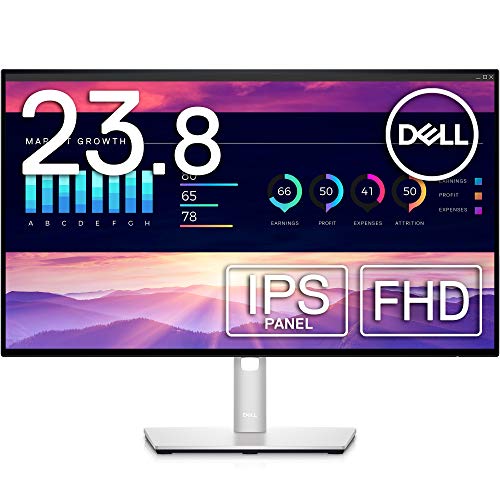 Dell UltraSharp U2422H - LED monitor - 24" (23.8" viewable) - 1920 x 1080 Full HD (1080p) @ 60 Hz - IPS - 250 cd/m - 1000:1 - 5 ms - HDMI, DisplayPort - with 3 years Advanced Exchange Service