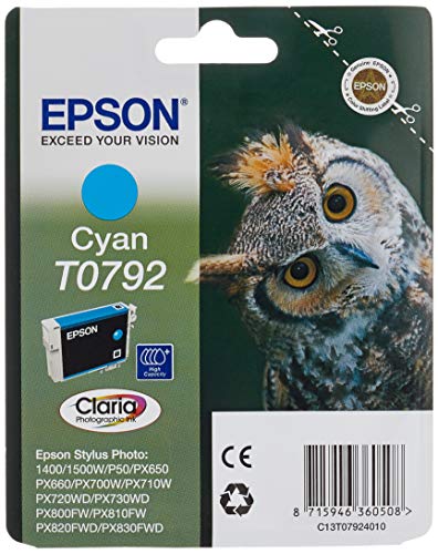 Epson T0792 - Print cartridge - 1 x cyan