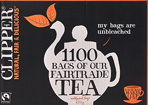 Best Value Clipper Fairtrade Everyday One Cup Tea Bags (1100 Bags)