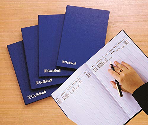 Best Value Exacompta Guildhall Account Book, 298 x 203 mm, 14 Cash Columns