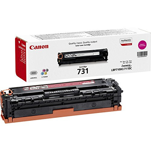 Canon 731 M - 6270B002 - 1 x Magenta - Toner Cartridge - For iSENSYS LBP7100Cn,LBP7110Cw,MF8230Cn,MF8280Cw