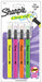 Best Value Sharpie Clear View Highlighter Stick, Assorted Colours, Pack of 4