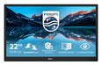 Philips B Line 222B9TN - LED monitor - 22" (21.5" viewable) - touchscreen - 1920 x 1080 Full HD (1080p) @ 60 Hz - TN - 250 cd/m? - 1000:1 - 1 ms - HDMI, DVI-D, VGA, DisplayPort - speakers - black texture