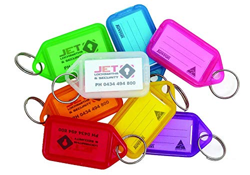 Kevron Key Tags Plastic Assorted Colours (Pack 150) ID5AC150Z