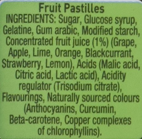 Rowntrees Fruit Pastilles Sweets Sharing Pouch 143g 12466090