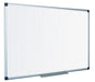 Best Value Bi-Office Maya Gridded Dry Wipe Aluminium Framed Double Sided Whiteboard 90x60cm