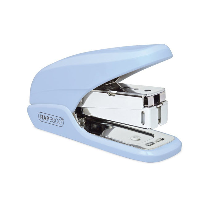 Best Value Rapesco 1338 Stapler - X5-Mini Less Effort, Powder Blue