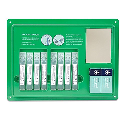 Best Value Reliance REL908 Complete Eyecare Pod Station, 20ml, 24.5 cm H x 33 cm W x 2.5 cm D, Green