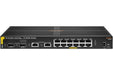 HPE Aruba 6000 12G Class4 PoE 2G/2SFP 139W Switch - Switch - Managed - 12 x 10/100/1000 (PoE+) + 2 x Gigabit SFP + 2 x 1000Base-T - rack-mountable - PoE (139 W)