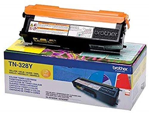 Brother TN328Y - Yellow - original - toner cartridge - for Brother DCP-9270CDN, HL-4570CDW, HL-4570CDWT, MFC-9970CDW