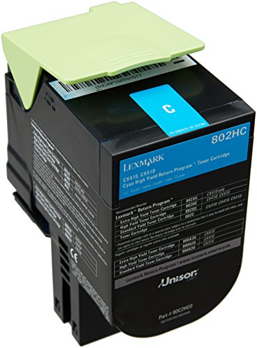 Best Value Lexmark 802HC High Yield Toner - Cyan