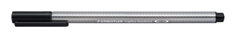 Best Value Staedtler 334 Triplus Fineliner Superfine Point Pens, 0.3 mm, Black, Box of 10