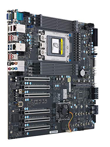 SUPERMICRO M12SWA-TF - Motherboard - extended ATX - Socket sWRX8 - AMD WRX80 Chipset - USB-C Gen2, USB 3.2 Gen 1, USB 3.2 Gen 2, USB-C Gen 2x2 - 10 Gigabit LAN, Gigabit LAN - onboard graphics - HD Audio 