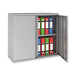 Phoenix SCL Series 2 Door 1 Shelf Steel Storage Cupboard Grey Body Red Doors with Electronic Lock SCL0891GRE