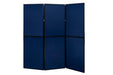 Bi-Office Exhibition System Floor Standing Display Board 6 Panel DSP330516 600 x 900 x 110mm Blue, Grey