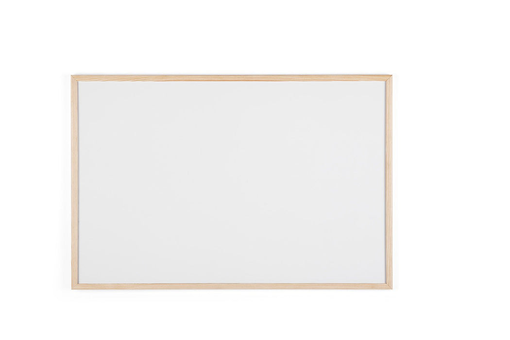 Best Value Bi-Office MP07001010 Whiteboard Budget, Wood Frame, 90 x 60 cm - White