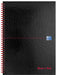 Best Value Oxford Black n' Red A4 Glossy Hardback Wirebound Notebook, Ruled, 140 Page, 1 Notebook