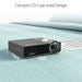 ASUS P3E - DLP projector - RGB LED - 3D - 800 lumens - WXGA (1280 x 800) - 16:10 - ultra short-throw lens - silver