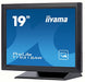 iiyama ProLite T1931SAW-B5 - LED monitor - 19" - touchscreen - 1280 x 1024 - TN - 250 cd/m - 1000:1 - 5 ms - HDMI, VGA, DisplayPort - speakers - matte black