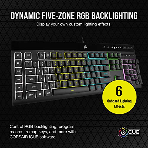 K55 RGB PRO 5Z USB QWERTY UK Keyboard