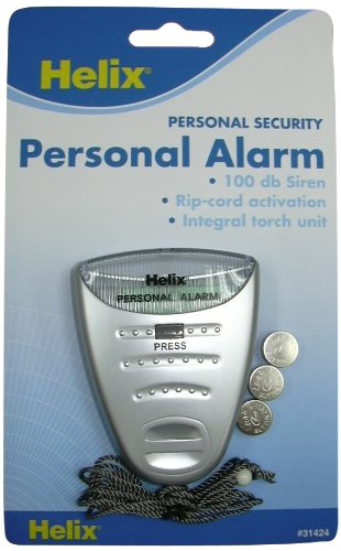 Best Value Helix Personal Attack Alarm with Torch 100db Siren