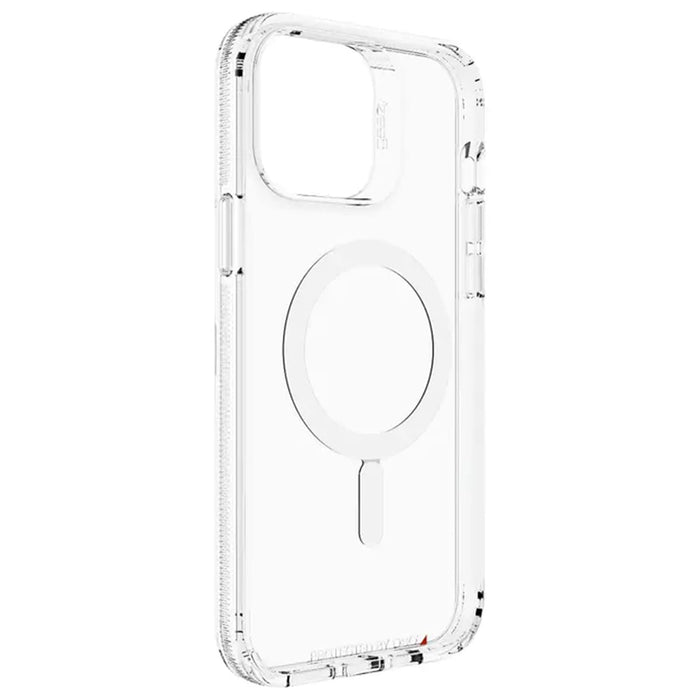 ZAGG Gear4 Crystal Palace Snap - Back cover for mobile phone - MagSafe compatibility - D3O Crystalex - clear - for Apple iPhone 13 Pro Max