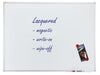 Best Value Franken SC3002Plastic Coated Writing Board, 90 cmx 60 cm Varnished 180 x 120 cm White