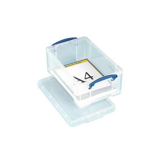 Best Value Really Useful 9 Litre Plastic Storage Box - Clear, Standard Packaging