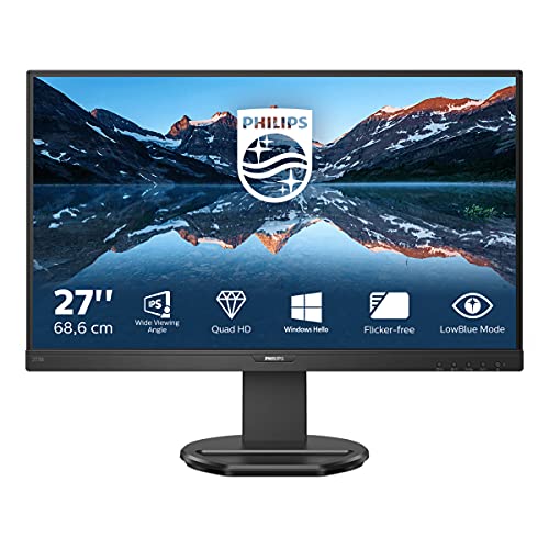 Philips B Line 276B9 - LED monitor - 27" - 2560 x 1440 1440p (Quad HD) @ 75 Hz - IPS - 350 cd/m? - 1000:1 - 4 ms - HDMI, DisplayPort, USB-C - speakers - black texture