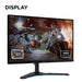 Lenovo Legion Y27q-20 - LED monitor - 27" (27" viewable) - 2560 x 1440 QHD - IPS - 350 cd/m - 1000:1 - 1 ms - HDMI, DisplayPort - raven black