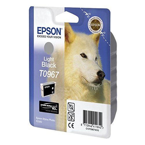 Best Value Epson T0967 Ink Cartridge, Light Black, Genuine, Amazon Dash Replenishment Ready