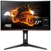 Best Value AOC C27G1 27" Curved VA LED FHD (1920x1080) Freesync 144Hz Height adjustable Gaming monitor. (VGA, HDMI x 2, DisplayPort) - Black